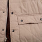 Vintage St Johns Bay Quilted Vest M Mens Beige Lined Outdoor Gilet