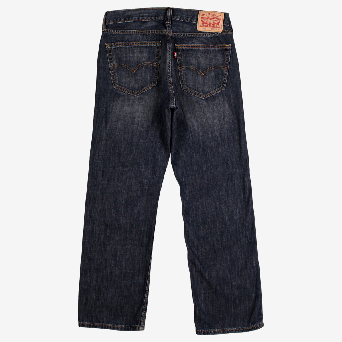 Levis 559 Jeans 32x30 Blue Relaxed Straight Faded Stonewash Red Tab Denim