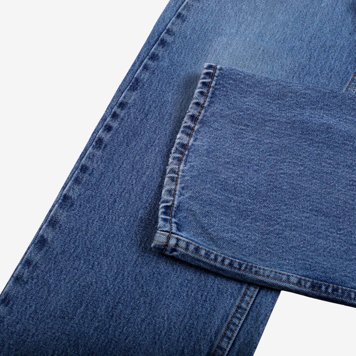 Levis 505 Jeans 38x32 Blue Regular Straight Faded Stonewash Red Tab Denim