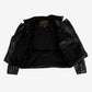 Vintage Leather Jacket S Mens 90s Black Moto Lined Biker Motorcycle Heavyweight