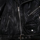 Vintage Leather Jacket S Mens 90s Black Moto Lined Biker Motorcycle Heavyweight