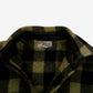 Vintage Julmor Apparel Flannel Shirt S Mens Button 50s Wool Green Buffalo Plaid
