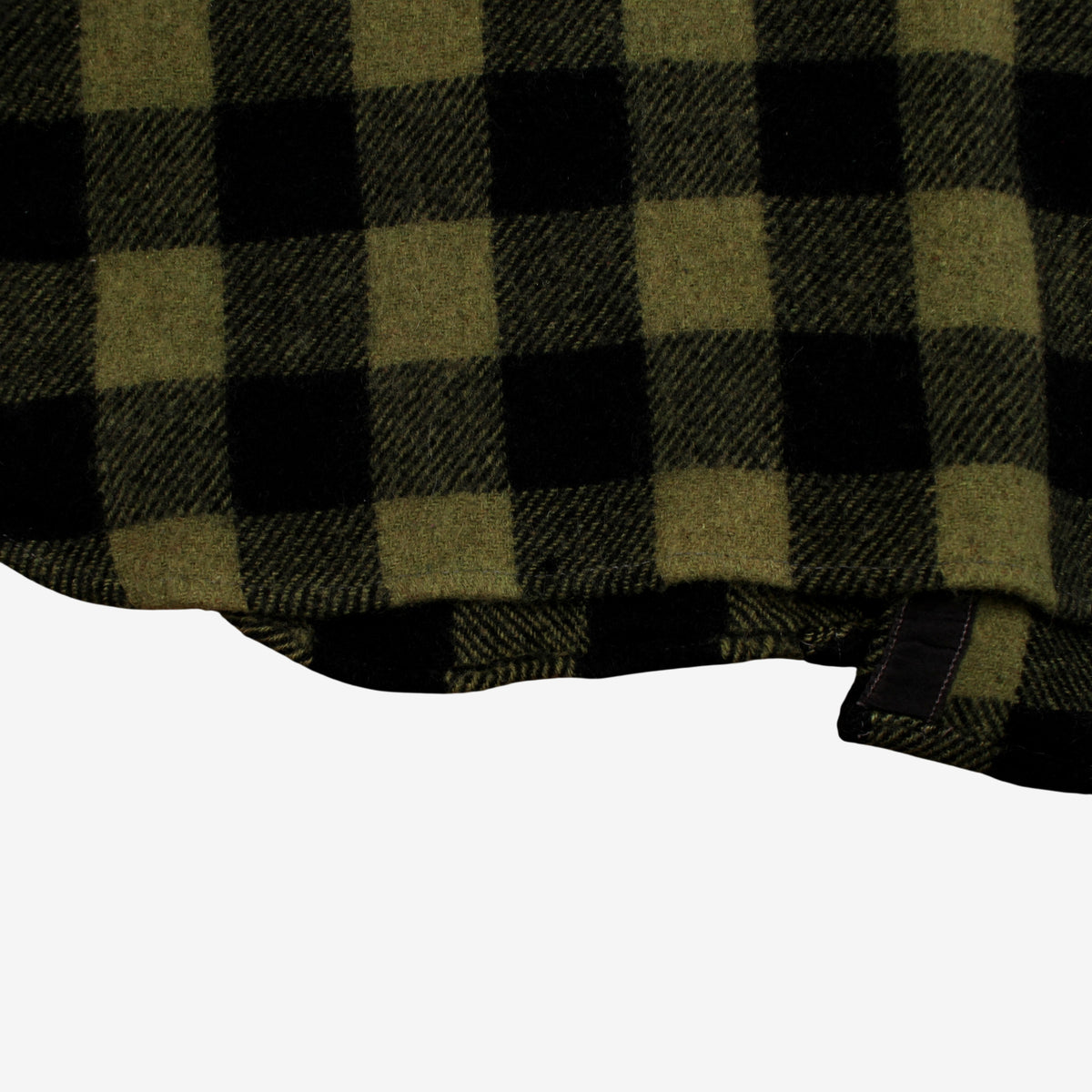 Vintage Julmor Apparel Flannel Shirt S Mens Button 50s Wool Green Buffalo Plaid