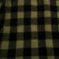 Vintage Julmor Apparel Flannel Shirt S Mens Button 50s Wool Green Buffalo Plaid