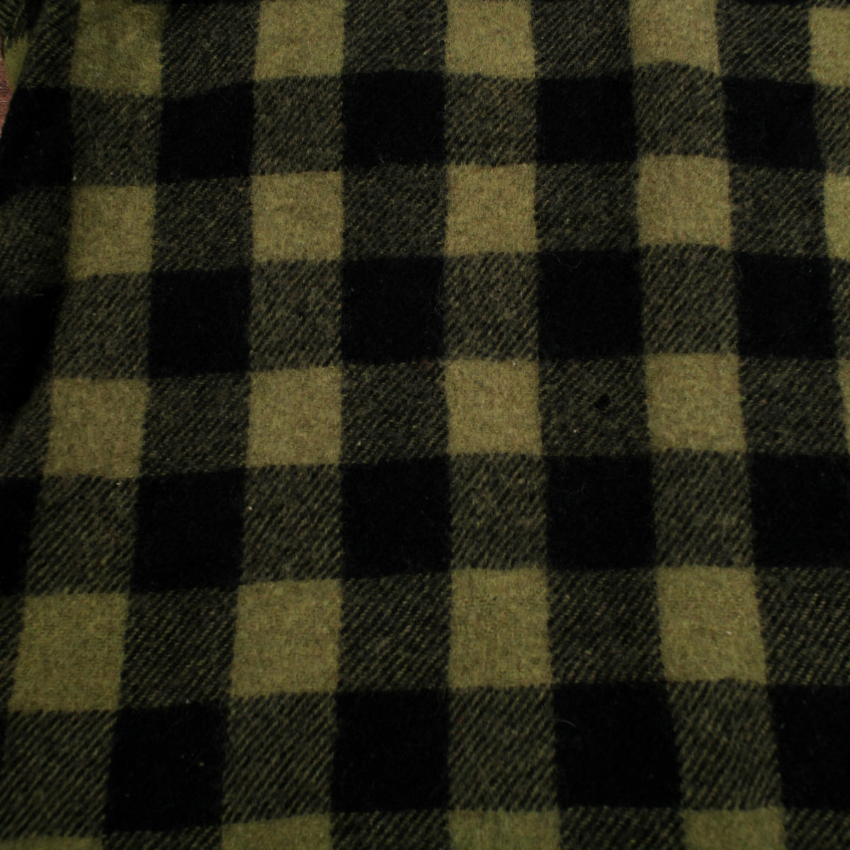 Vintage Julmor Apparel Flannel Shirt S Mens Button 50s Wool Green Buffalo Plaid