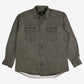 Redhead Shirt L Mens Button Cotton Work Utility Outdoor Heavy Duty Grey