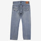 Levis 505 Jeans 36x32 Blue Regular Straight Light Stonewash Red Tab Denim