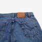 Vintage Levis 505 Jeans 34x32 90s Stonewash Blue Regular Straight Red Tab Denim