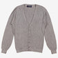 Vintage Puritan Cardigan M Mens 80s Acrylic USA Made Soft Grey Knit