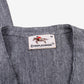 Vintage Steeplechase Cardigan M Mens 80s Acrylic V-neck Preppy Grey Knit