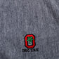 Vintage Antigua Cardigan L Mens 90s Acrylic V-neck Ohio State USA Made Grey Knit
