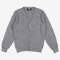 Vintage Knights Bridge Cardigan M Mens 90s Acrylic V-neck USA Made Grey Knit
