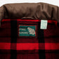 Vintage Pine Grove Cotton Vest M Mens 90s Brown Plaid Lined Outdoor Gilet