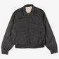 Vintage Windbreaker Bomber Jacket M Mens 70s Black Grey Lined Casual