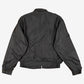 Vintage Windbreaker Bomber Jacket M Mens 70s Black Grey Lined Casual
