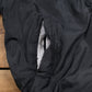 Vintage Windbreaker Bomber Jacket M Mens 70s Black Grey Lined Casual