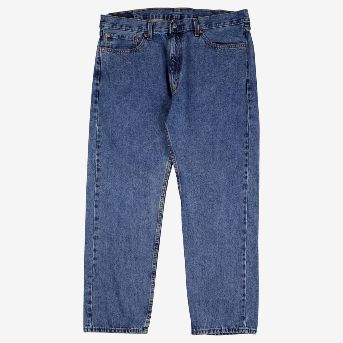 Levis 505 Jeans 38x30 Blue Regular Straight Stonewash Red Tab Denim