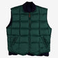 Eddie Bauer Nylon Down Vest XL Mens Reversible Green Blue Outdoor Puffer Jacket