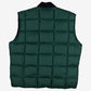 Eddie Bauer Nylon Down Vest XL Mens Reversible Green Blue Outdoor Puffer Jacket