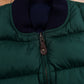 Eddie Bauer Nylon Down Vest XL Mens Reversible Green Blue Outdoor Puffer Jacket
