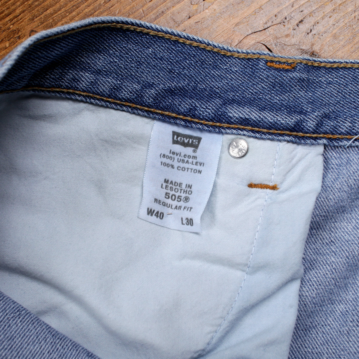 Levis 505 Jeans Regular Straight 40x30