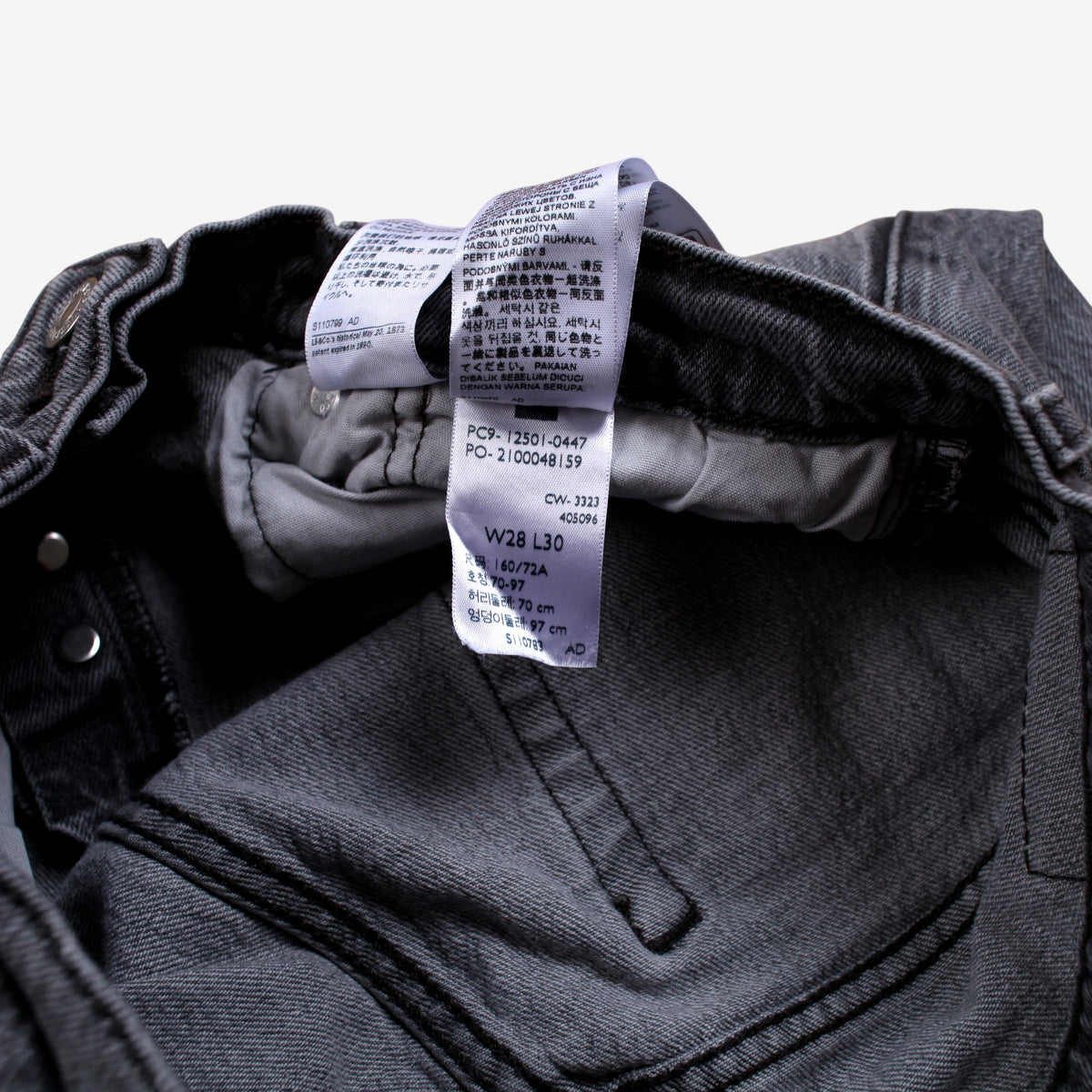 Levis 501 Jeans Regular Straight 28x30