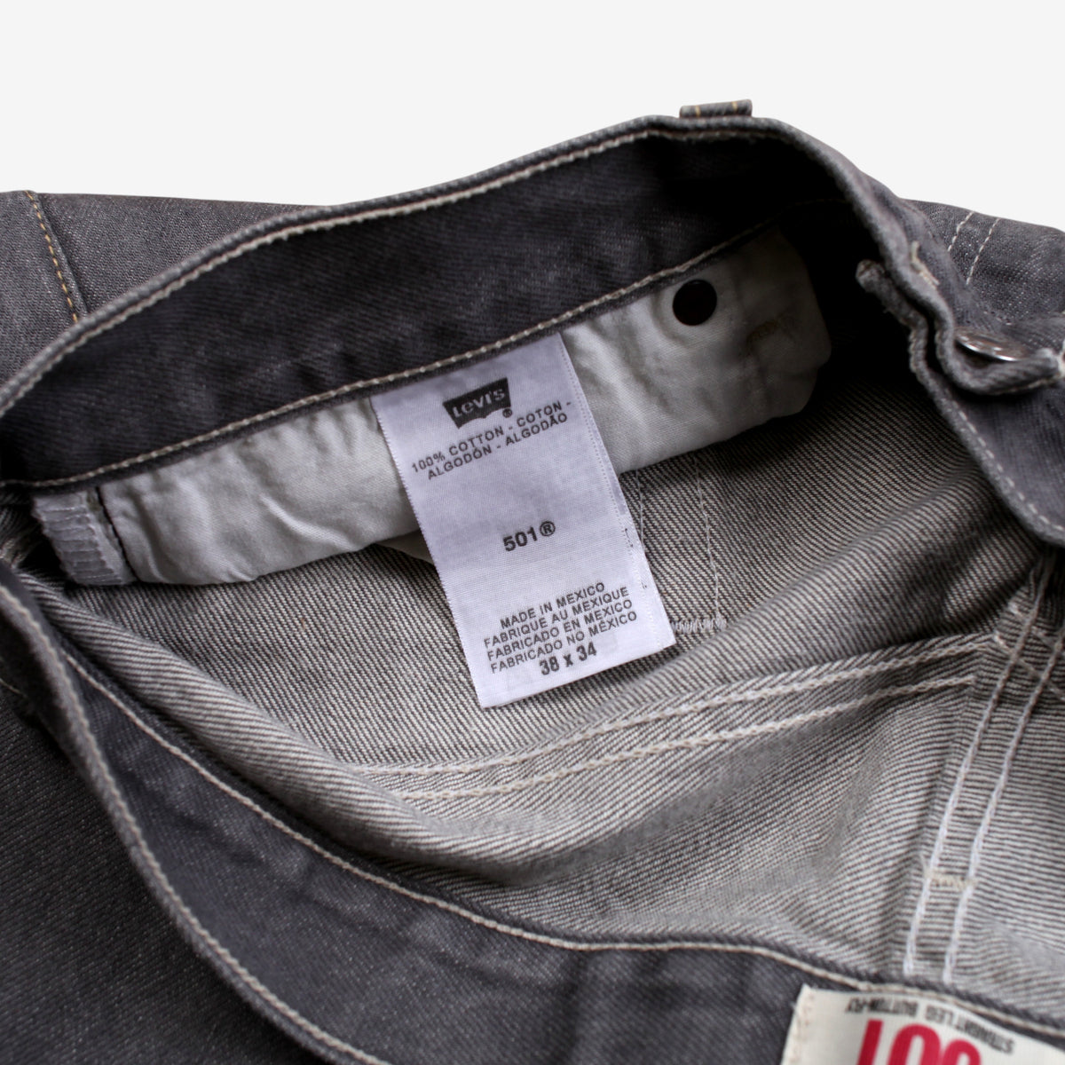 Levis 501 Jeans Regular Straight 38x34