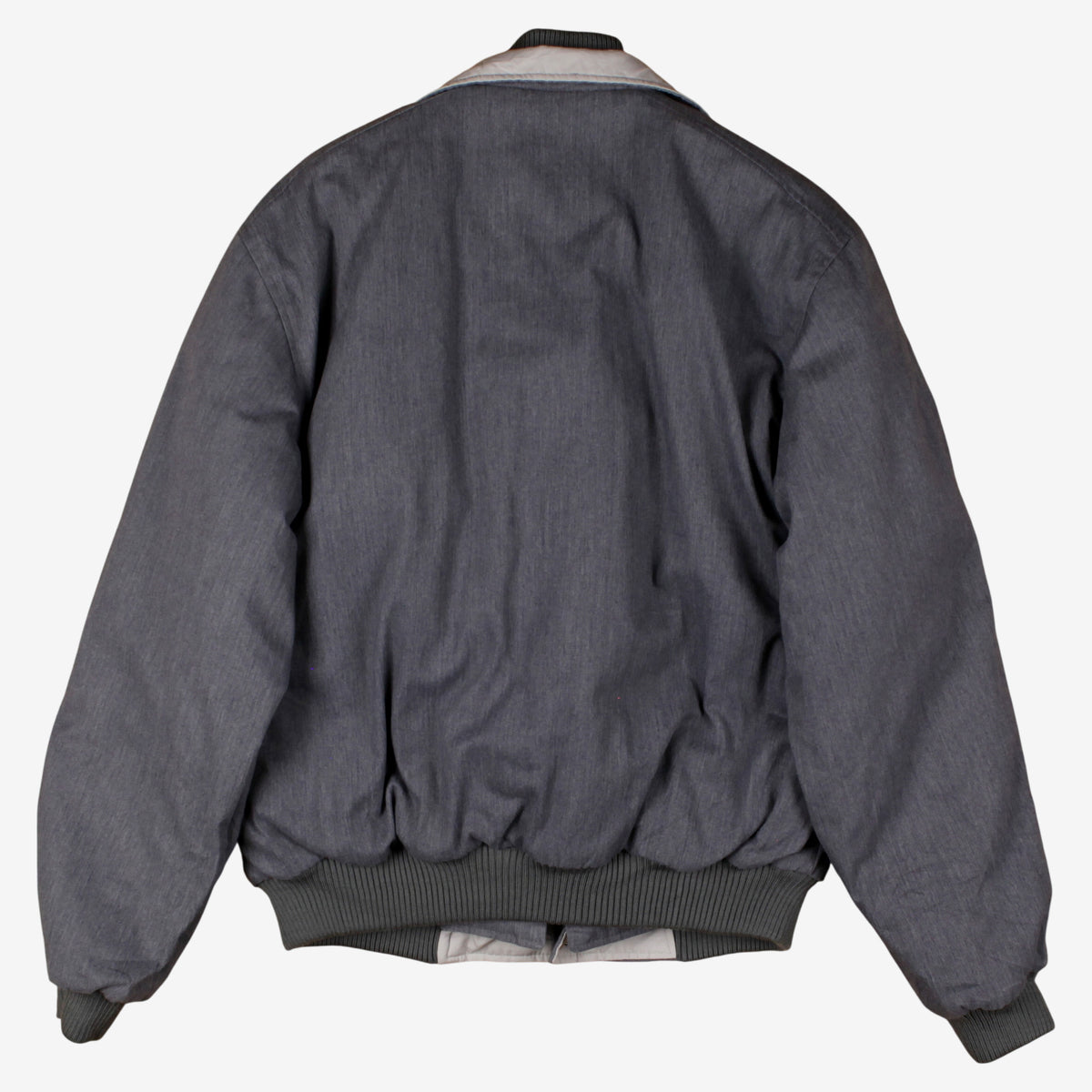 Vintage Christian Dior Bomber Jacket M 38 Mens Grey Padded Monsieur Sport