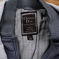 Vintage Christian Dior Bomber Jacket M 38 Mens Grey Padded Monsieur Sport