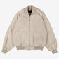 Vintage Eddie Bauer Bomber Jacket L Mens 90s Beige Cotton Lined Outdoor Heritage