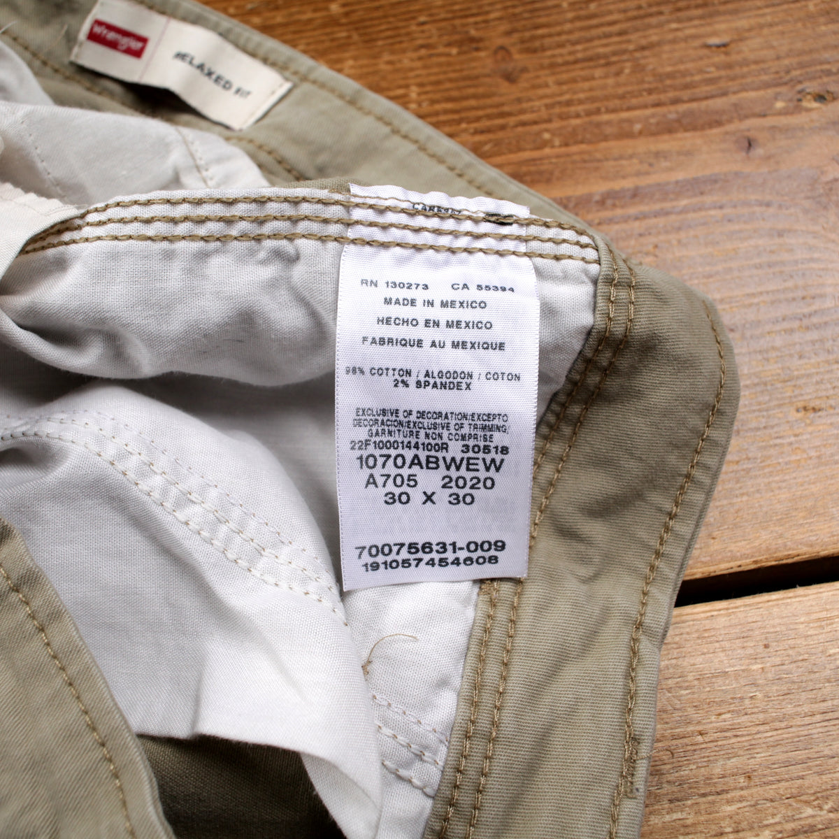 Wrangler Cargo Trousers Pants 30x30 00s