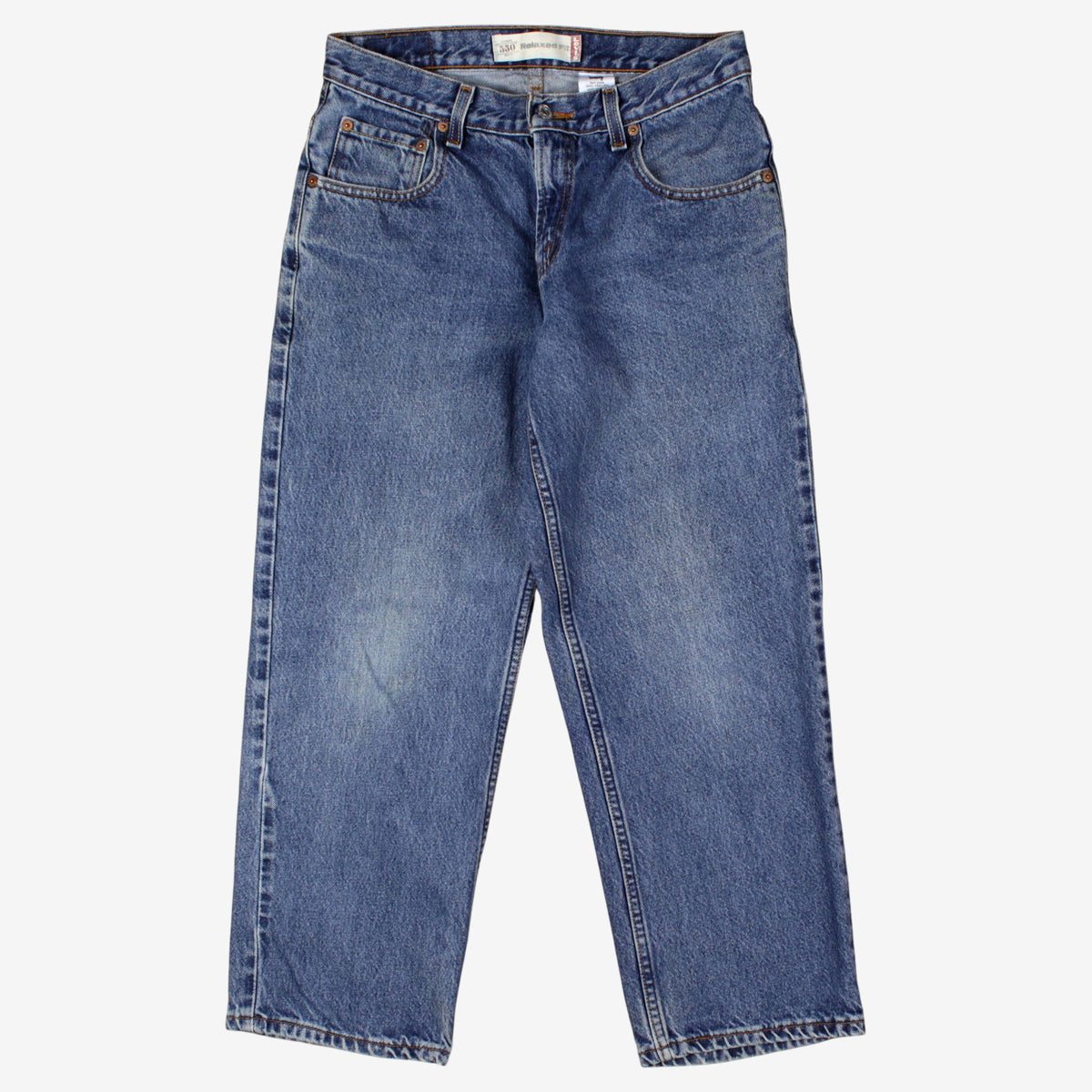 Levis 550 Jeans Relaxed Taper 30x27 Womens