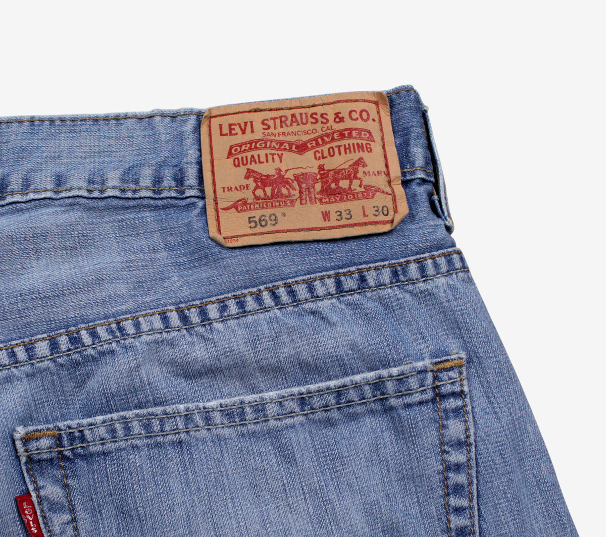 Levis 569 Jeans Relaxed Straight 33x30