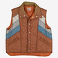 Vintage Sigallo Nylon Vest XL Mens 90s Brown Lined Ski Outdoor Gilet