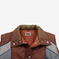Vintage Sigallo Nylon Vest XL Mens 90s Brown Lined Ski Outdoor Gilet