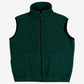 Vintage Red Head Fleece Vest M Mens 90s Green USA Made Outdoor Gilet Jacket