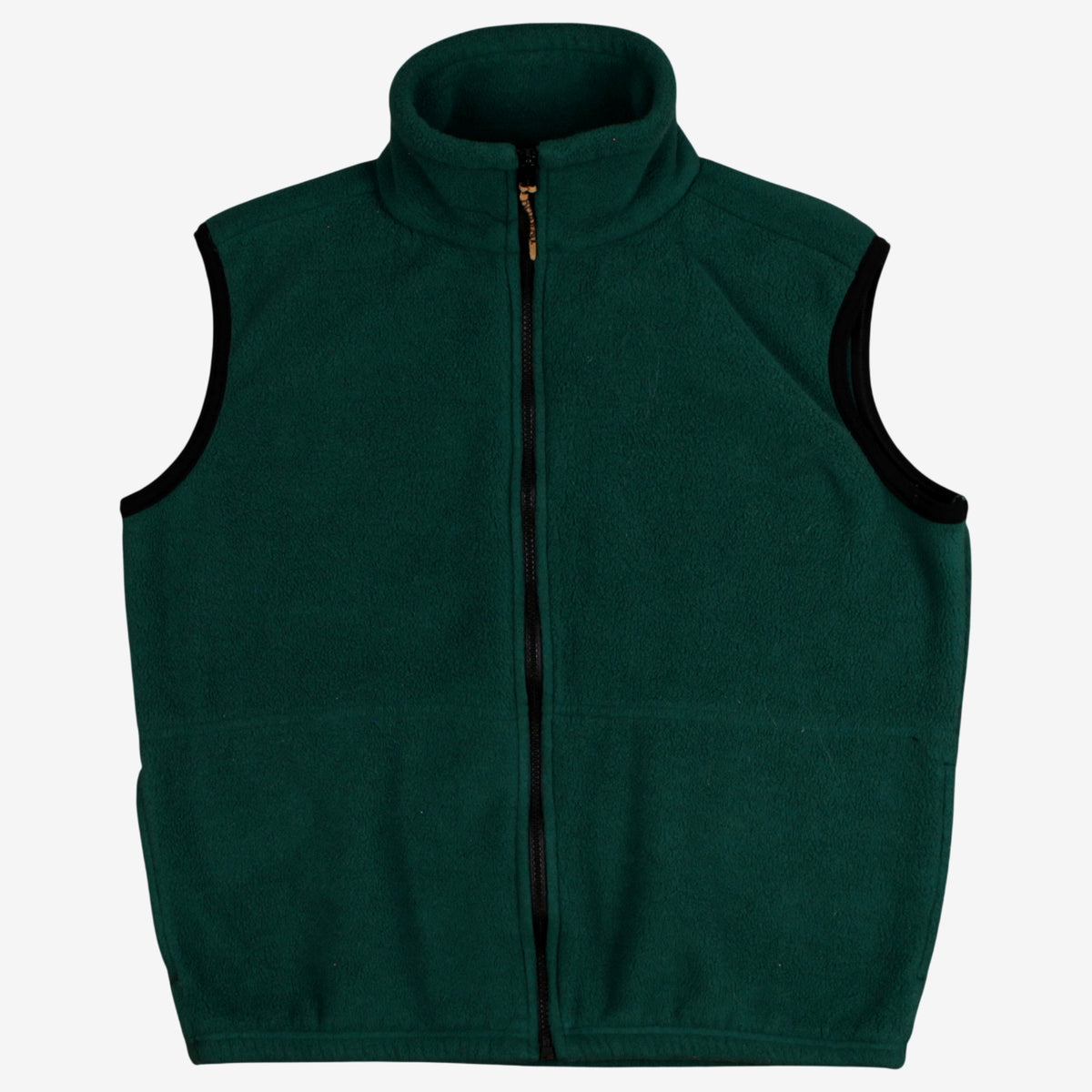 Vintage Red Head Fleece Vest M Mens 90s Green USA Made Outdoor Gilet Jacket