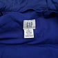 Gap Down Parka Jacket M Mens Blue Cotton Blend Hooded Lined Casual Outdoor