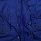 Gap Down Parka Jacket M Mens Blue Cotton Blend Hooded Lined Casual Outdoor
