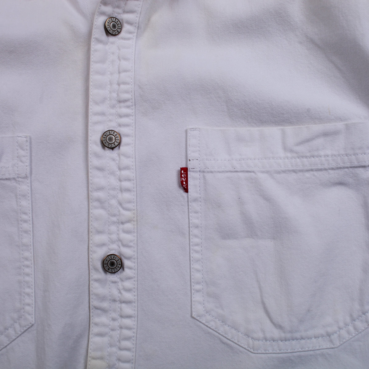 Vintage Levis Denim Shirt S Mens 90s