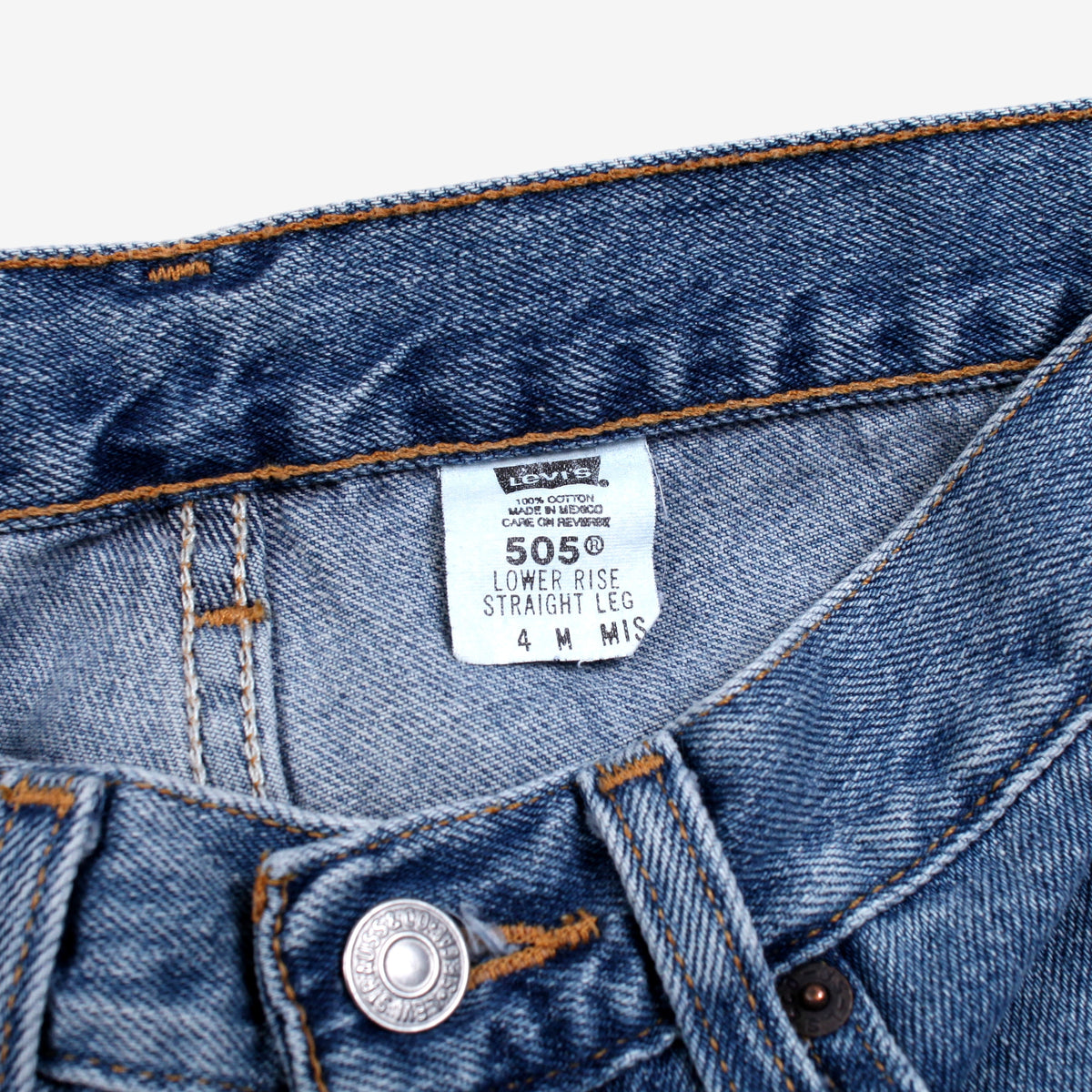 Vintage Levis 505 Jeans Regular Straight 27x34 Womens 90s