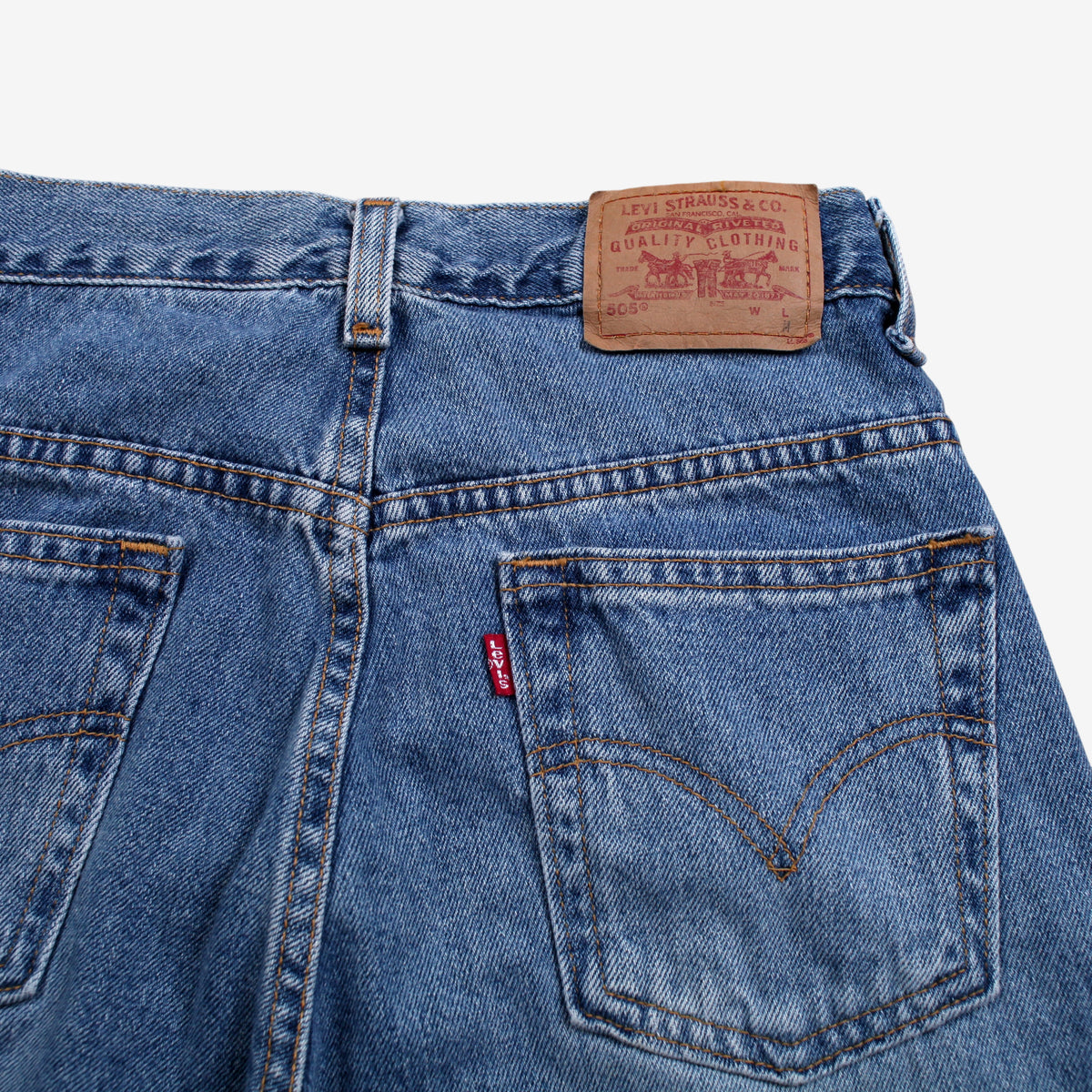 Vintage Levis 505 Jeans Regular Straight 27x34 Womens 90s