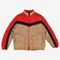 Vintage Campus Puffer Jacket L Mens 90s Red Campusport Nylon Tan Ski Down