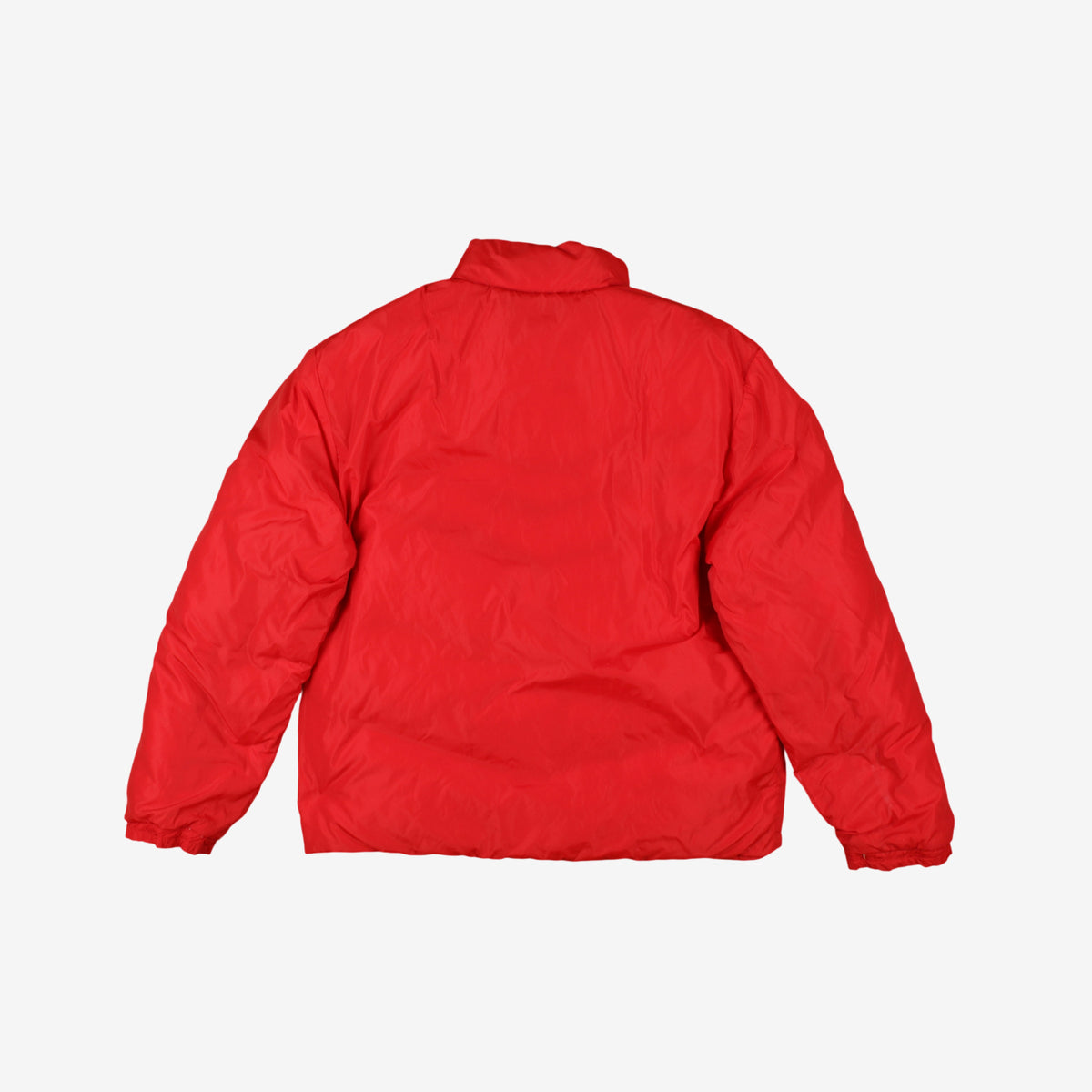 Vintage Campus Puffer Jacket L Mens 90s Red Campusport Nylon Tan Ski Down