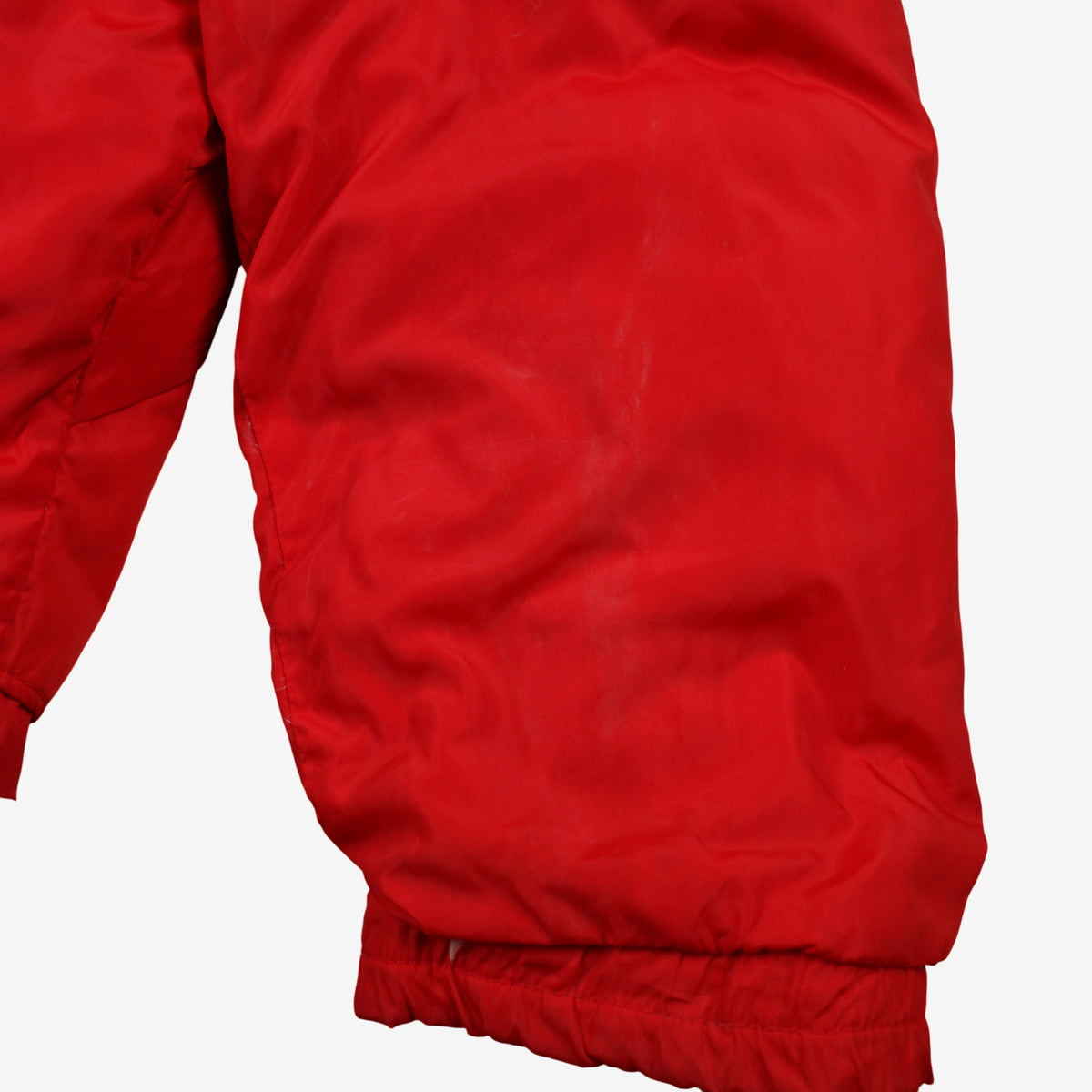Vintage Campus Puffer Jacket L Mens 90s Red Campusport Nylon Tan Ski Down