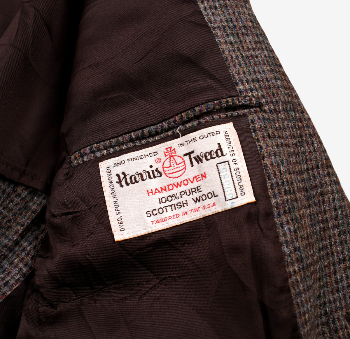 Vintage Harris Tweed Jacket XL Mens 70s