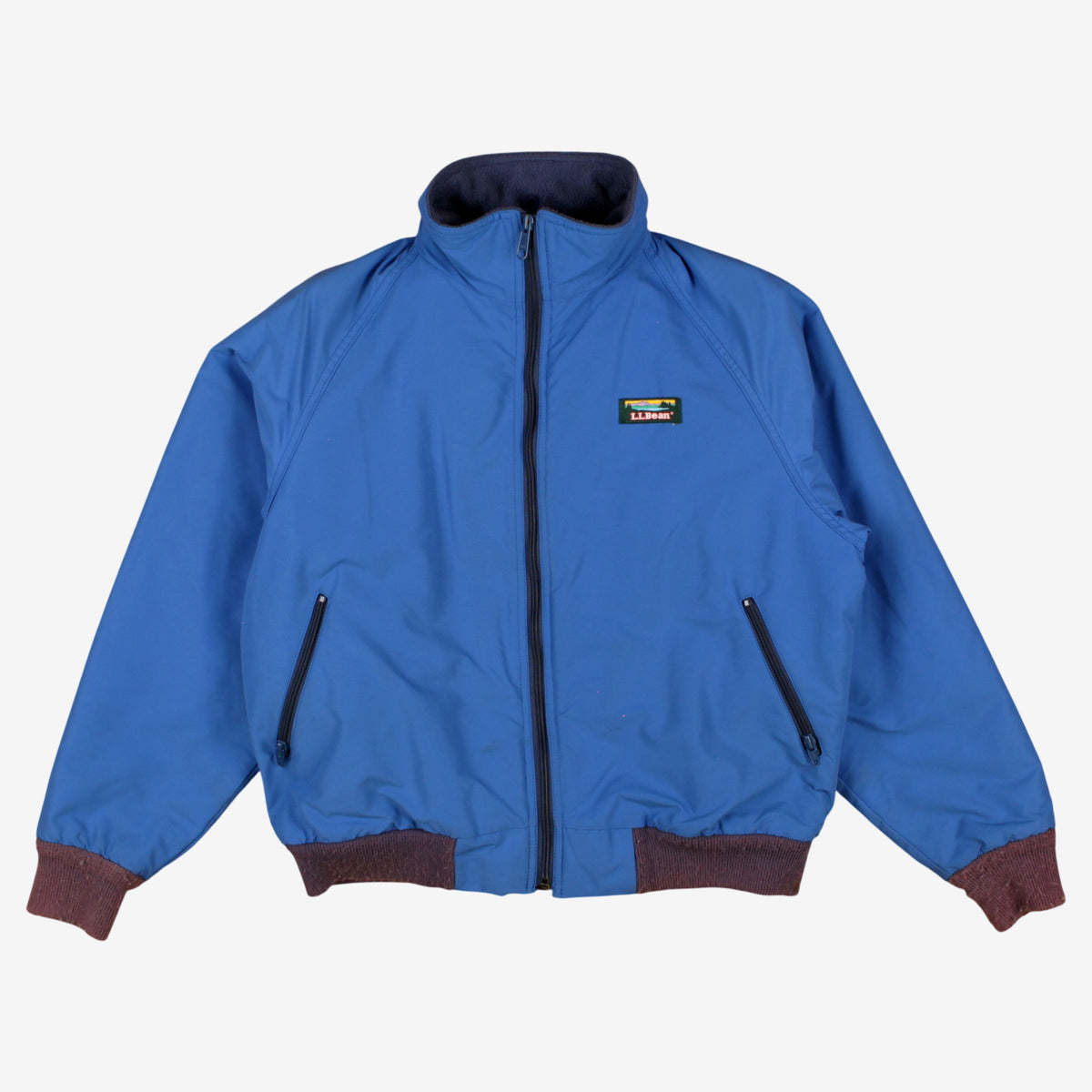 Vintage L.L. Bean Warm-up Fleece Jacket M Mens 90s
