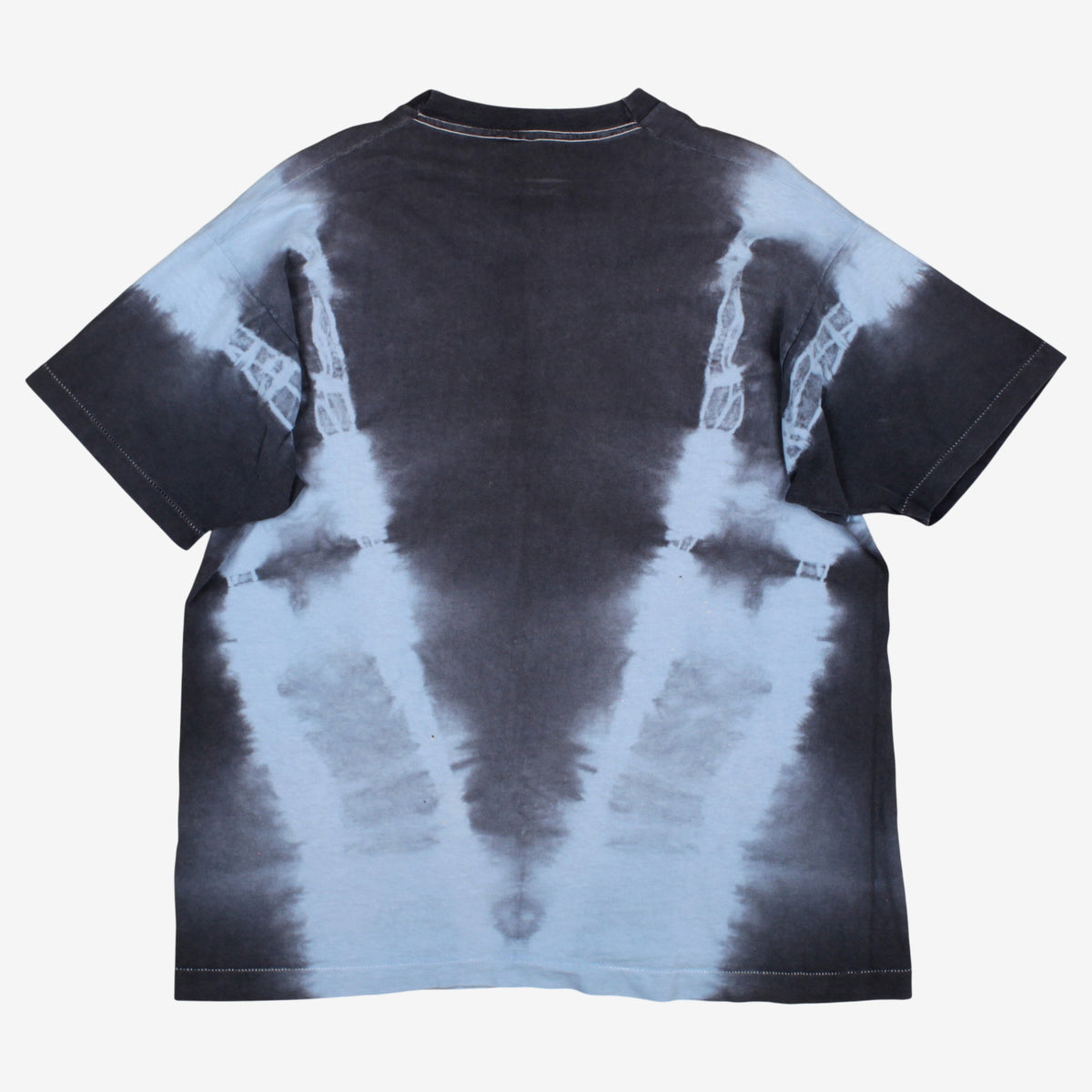 Vintage Fruit Of The Loom T-shirt XL Mens 90s Blue Atlanta Tie-dye Single Stitch