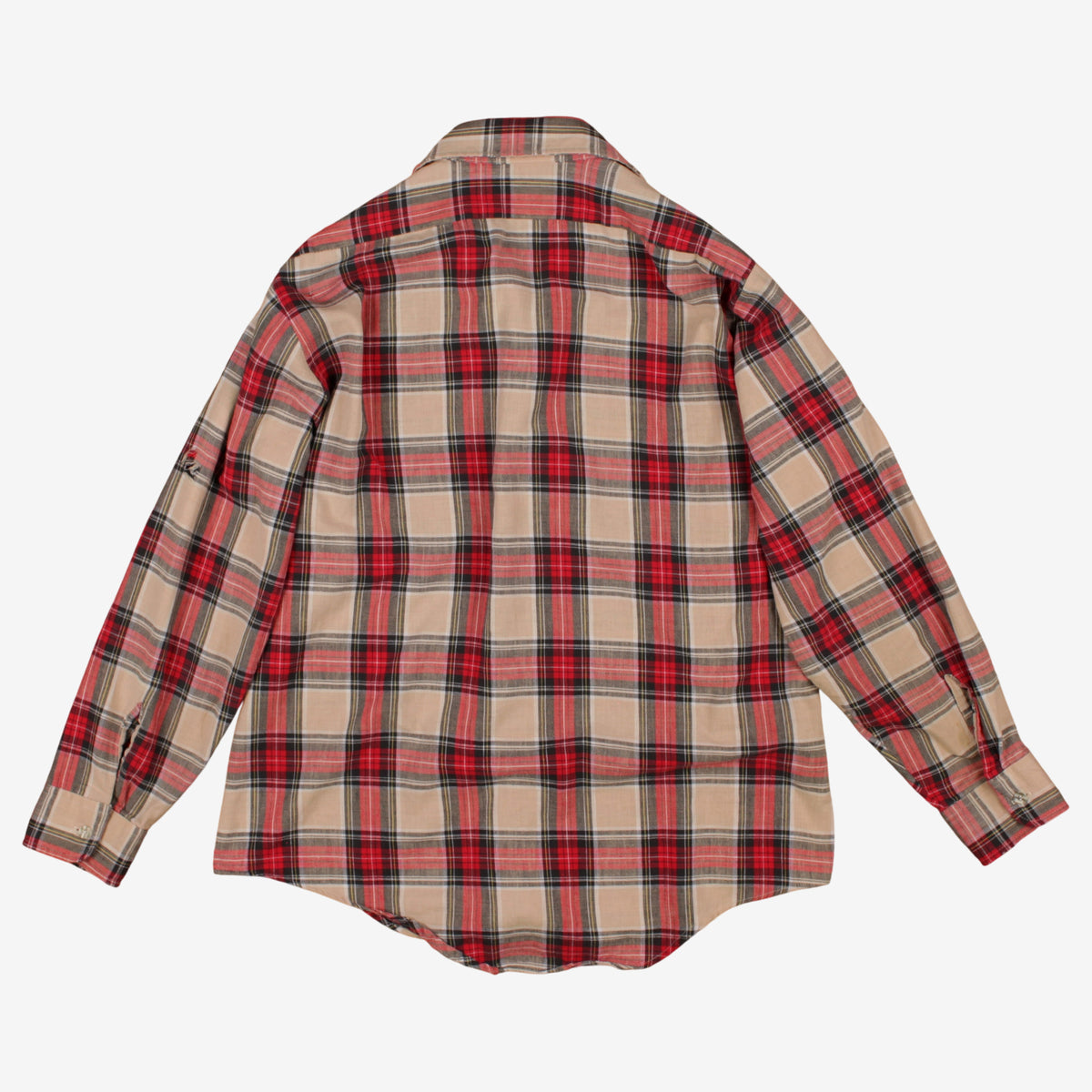 Vintage Famous Barr Workwear Flannel Shirt L Mens 80s