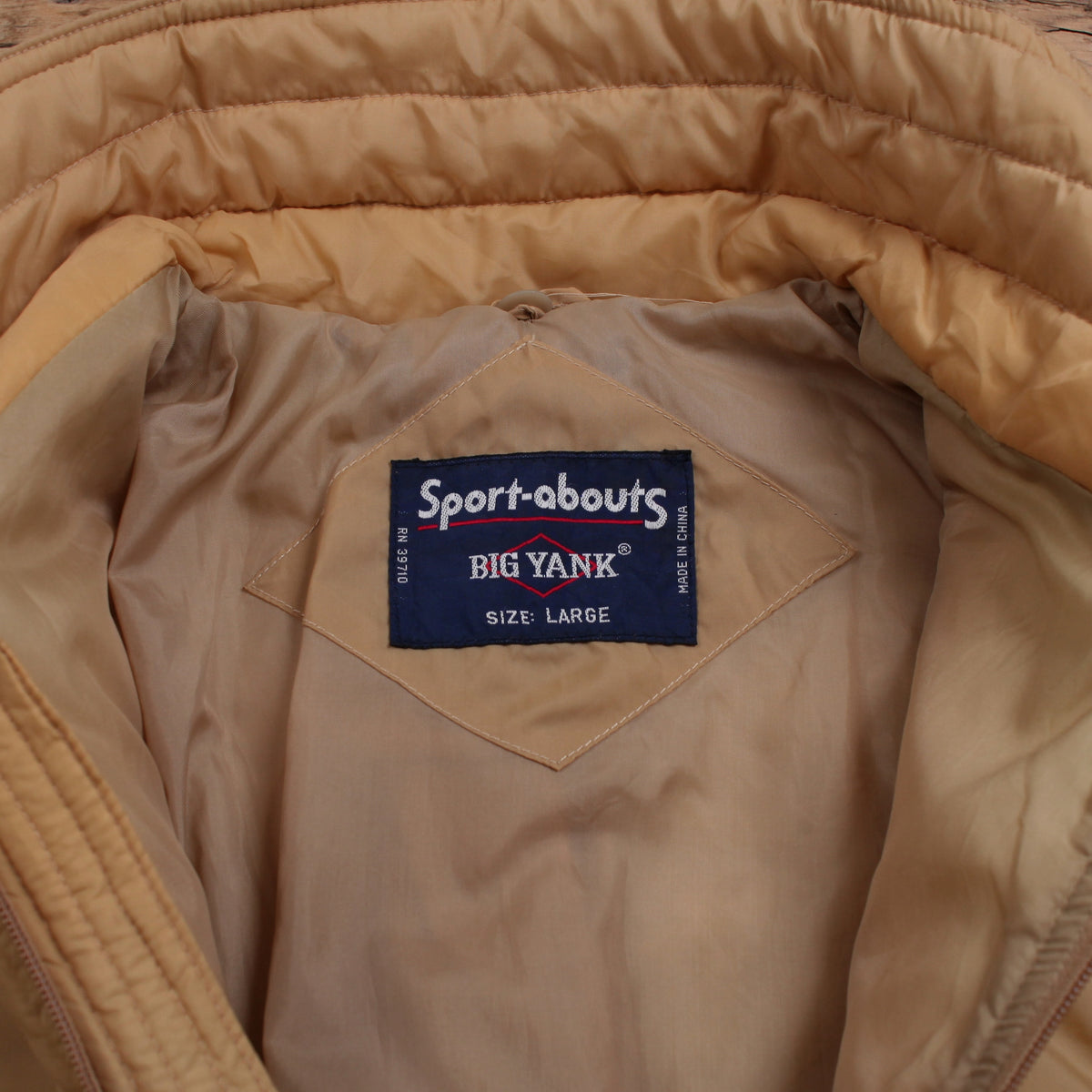 Vintage Sport Abouts Big Yank Puffer Jacket L Mens 90s